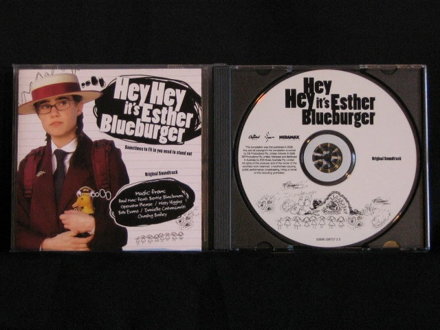 Hey Hey It's Esther Blueburger. Film Soundtrack. Compact Disc. 2008.   - Image 1 of 1
