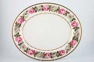 Royal Worcester - Royal Garden - Dot Dash Inner Line - Oval Platter - 68748G - Picture 1 of 1