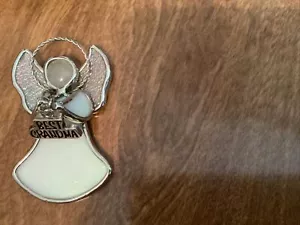 Sun Catcher Stained Glass Angel Ornament…Best Grandma - Picture 1 of 8