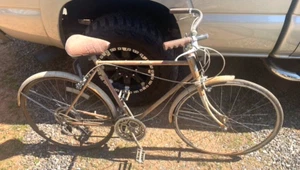 bicycle vintage men's 26" Sears Free spirit 10 speed body good shape bad tires - Picture 1 of 4