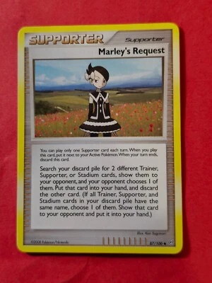 2008 Pokemon Diamond and Pearl Stormfront #87 Marley's Request, UC, NF/H, cd20 - Image 1 of 3