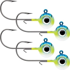 VMC Neon Moon Eye Jig 1/8 Blue Fire UV, Multi, One Size (NME18-BFU) - Picture 1 of 4