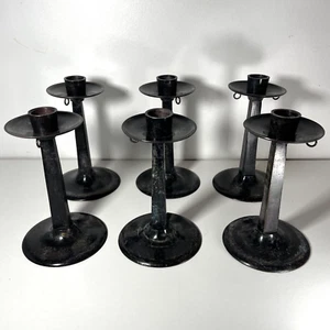 Candelsticks x6 POINT À LA LIGNE Paris Handmade - Made in India - Christmas or - Picture 1 of 8