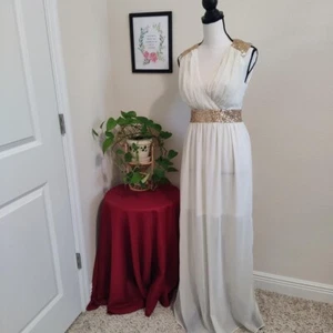 NWT Red Clover V-Neck Maxi Sleeveless Dress Size Medium - Picture 1 of 8