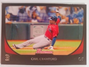 2011 Bowman Baseball #129 Carl Crawford - Picture 1 of 3