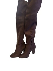 Vince Camuto Damen braun Wildleder Overknee Absatz Seselti Stiefel Größe 5M - Bild 1 von 8