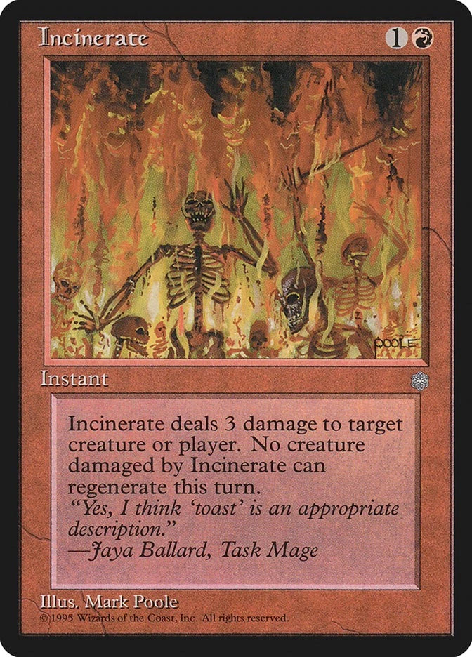 Ice Age Incinerate MTG Magic the Gathering LP - Image 1 of 1