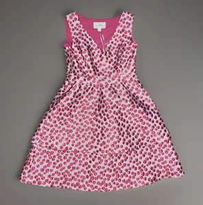 New Flora Bea NYC Bubbly Pink Polka Dot Terina Dress NWT - Size S Cute - Picture 1 of 10