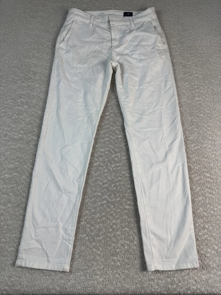 AG Adriano Goldschmied Pants Womens 25R White The Caden Tailored Trouser Chino - Image 1 of 4