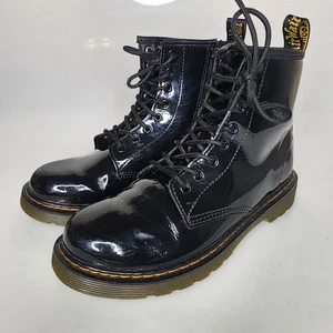 Dr. Martens 1460 J Men’s 4 – Women’s Size 5 Black Patent Leather Ankle Boots - Bild 1 von 6