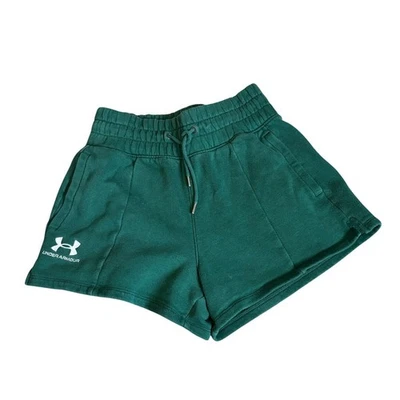 Under Armour Sweat Shorts Green Women's XS Cheer Athleisure Loungewear - Image 1 of 4
