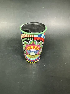 Colorful Starbucks Jessie & Katey 12 Oz Double Wall Cermaic Tumbler New Unused - Picture 1 of 3