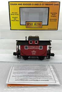MTH RailKing 30-77023 Cumberland & Pennsylvania Bobber Caboose New O / O-27 #134 - Picture 1 of 16