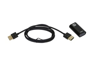 Monoprice HDMI to VGA Adapter Kit with HDMI cable for PC TV Computer Monitor - Picture 1 of 6