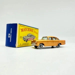 Matchbox Lesney 22b Vauxhall Cresta PA SPW Metallic Gold Boxed Regular Wheels  - Bild 1 von 20