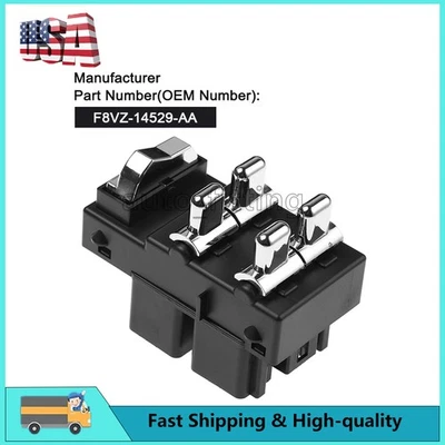 Interruptor de ventana del conductor delantero izquierdo para Lincoln Town Car 1998-2002 F8VZ-14529-AA Foto 1 de 4