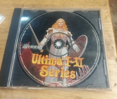 De colección Ultima I-VI SERIES IBM PC CD Rom Juego 1992 Origen DISC Solo Foto 1 de 4