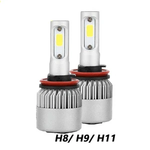 H11 LED Lamp Bulbs Kit High Low Beam Fog Light 55W 6000K 8000LM Cool White - Bild 1 von 8