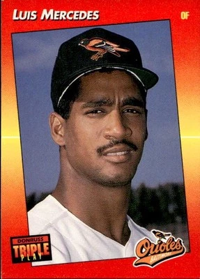 Luis Mercedes 1992 Triple Play #145 Baltimore Orioles - Image 1 of 2