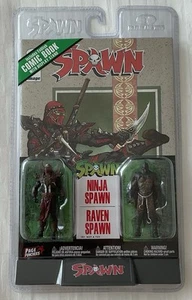 McFarlane Toys Page Punchers 3" Figurines Ninja Spawn & Raven Spawn with Comic - Picture 1 of 2
