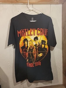 Motley Crue "The Final Tour" schwarzes Konzert-T-Shirt für Herren (Größe M) - Bild 1 von 6