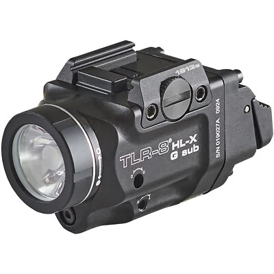 Streamlight TLR-8 HL-X G SUB USB LED Light & Green Laser 1913 Short Rail #69478 - Image 1 of 4