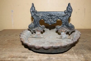 Original Antique 1800's Ornate Victorian Cast Iron Boot Shoe Scraper Primitive - Picture 1 of 9