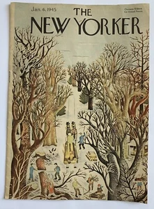 THE NEW YORKER, JAN 6 1945 Somerset Maugham Very Good Condition - Picture 1 of 5
