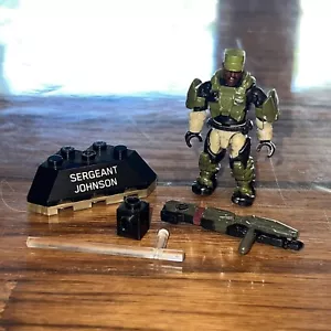 Figura Completa Mega Bloks Construx Halo Heroes Serie 5 Sargento Johnson - Imagen 1 de 3