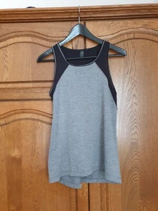 Alex Damen Sporttop Grau Schwarz Laufen Running Fitness Training Gym Gr. XS - Bild 1 von 9