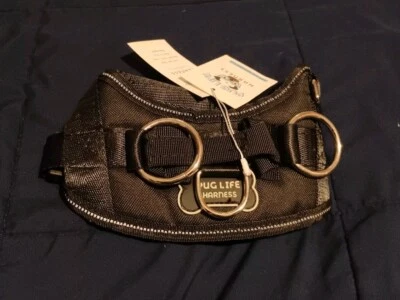 The Pug Life Extra Small Dog Harness New With Tags Tags Black - Image 1 of 3