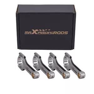 4340 Connecting Rod Rods For Mitsubishi 4G63 2nd Gen Lancer EVO 7 BOLT 6.142" - Picture 1 of 12