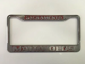 Maita Olds Sacramento CA Oldtimer Metall Oldsmobile Händler Kennzeichenrahmen - Bild 1 von 2