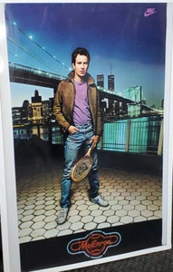 POSTER John McEnroe BROOKLYN BRIDGE 1982 New York Manhattan NIKE Tennis 22x36 - Foto 1 di 1