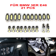 Produktbild - 21x SMD LED Innenraumbeleuchtung Kit Für BMW 3er E46 Limo Coupe Xenon Weiß DHL