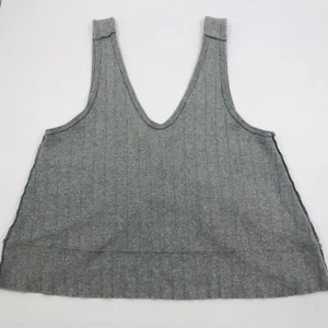 Free People We The Free Womens Size S Harper Tank Cross Cross Heather Gray $48 - Picture 1 of 15