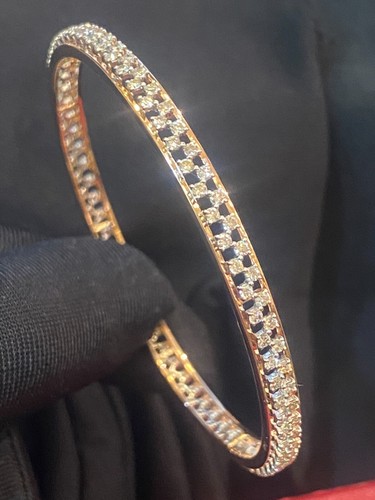 VALENTINO Splendido Bracciale 2 49 Cts Tondo Taglio Brillante Diamanti Naturali in Oro Rosa 14K