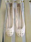 J. Crew Cece Pyramid Studded Nude Ballet Flats Womens 8M Leather Casual Office 
