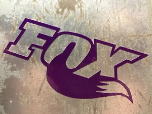 FOX SHOX Sticker / Decal / Logo die cut vinyl Bike MTB Downhill Car Van Helmet - Picture 1 of 19
