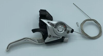New Shimano ST-EF51-8 8 Speed MTB Bike Brake Levers Set Shifter 22.2mm Combo kit - Image 1 of 4
