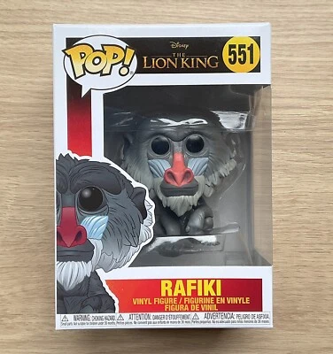 Funko Pop Disney The Lion King Rafiki #551 + Free Protector - Image 1 of 4