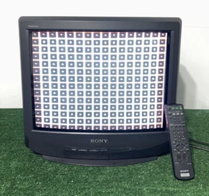 SONY Trinitron ✅ CRT Tube TV KV-20M10 RARE 20” REMOTE GAMING RETRO ✅ 1994 RAL1 - Picture 1 of 1