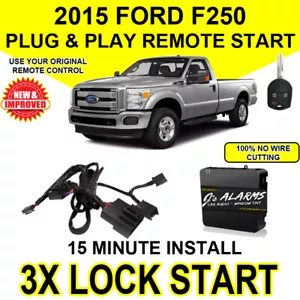 2015 Ford F250 Super Duty Remote Start Plug and Play 3X Lock Easy DIY FO1 - Picture 1 of 2