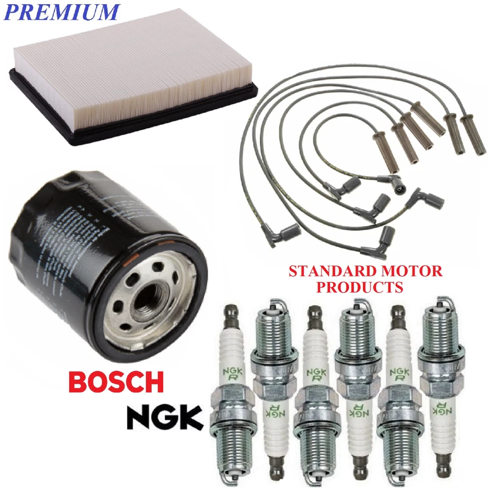 Tune Up Kit Filters Wire Spark Plugs For CHEVROLET MALIBU V6 3.5L 2006 - Image 1 of 1