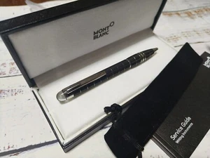 New Montblanc Starwalker Black Mystery Line Ballpoint Pen Black Resin 164 - Picture 1 of 6