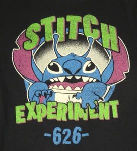 CAMISETA DISNEY STITCH EXPERIMENT 626 NEGRA MEDIANA K115 - Imagen 1 de 3