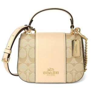COACH Lysa Top Handle Signature Canvas Khaki Multi CM195 Outlet NEU - Bild 1 von 11