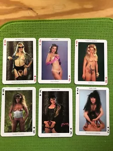 Lote de 6 TARJETAS DE JUEGO ANNIE SPRINKLE Hermoso Arte Erótico Lisa LaBia Hard Cora - Imagen 1 de 9