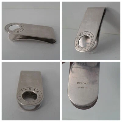 BVLGARI Money Clip - 925 Sterling Silver - Authentic BVLGARI Made in Italy - VGC - Image 1 of 4
