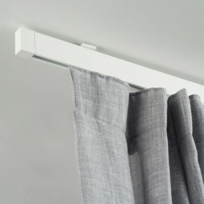 BINARIO PER TENDE ARRICCIATE IN ALLUMINIO A SOFFITTO - COMPLETO X INSTALLAZIONE - Immagine 1 di 4